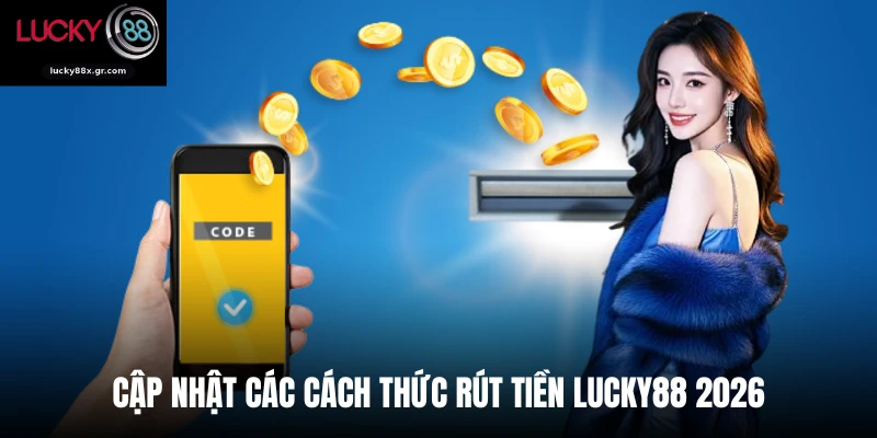 Cập nhật các cách thức rút tiền Lucky88 2026