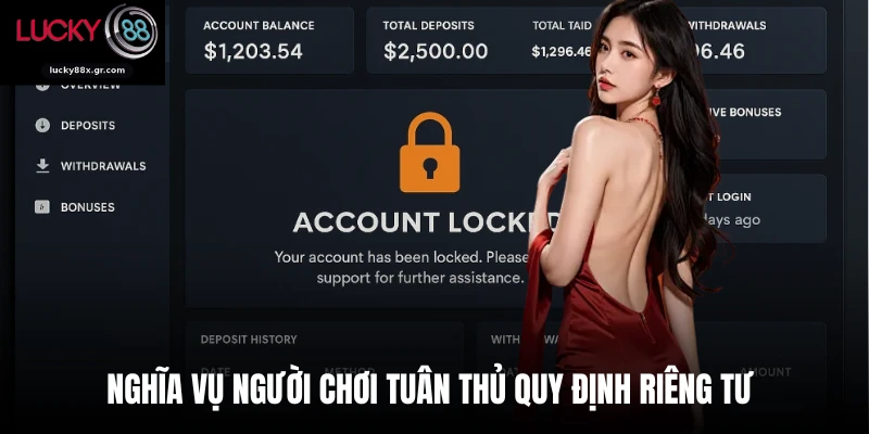 Nghĩa vụ người chơi tuân thủ quy định riêng tư 